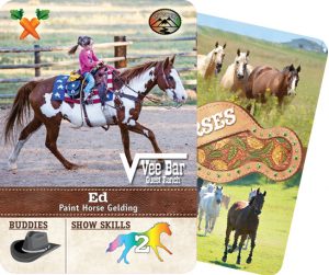 The Horse Collector's Card from Vee Bar Ranch