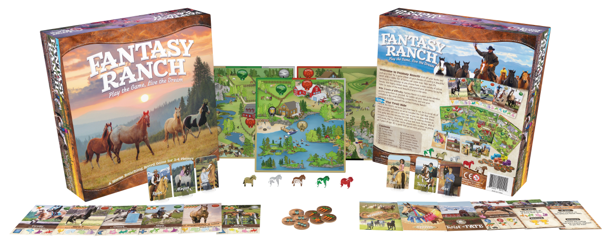 Some of the components of Fantasy Ranch